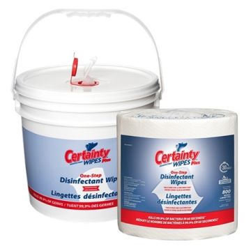 Plus Disinfectant Wipes, Bucket, 800 Count