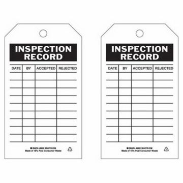 Inspection Record Tags