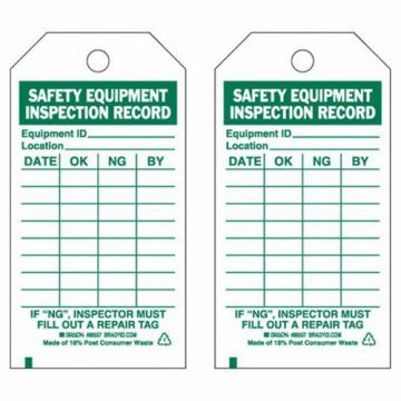 Inspection Record Tags
