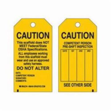 Scaffold Safety Tags