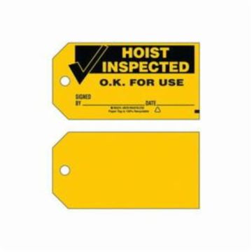 "Hoist Inspected" Tags