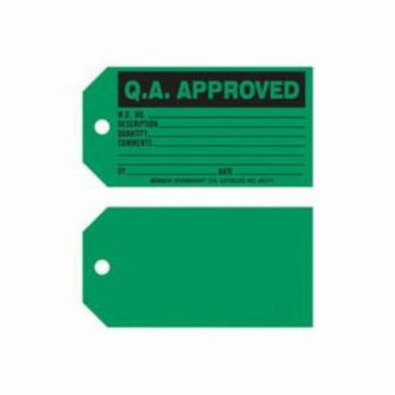 "Q.A. Approved" Production Tags