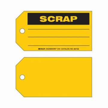 Scrap Material Control Tags