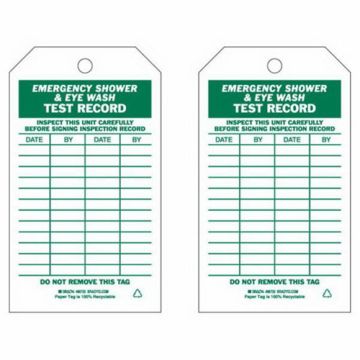 Test Record Inspection Tags