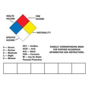 Blank Write-On Container Label