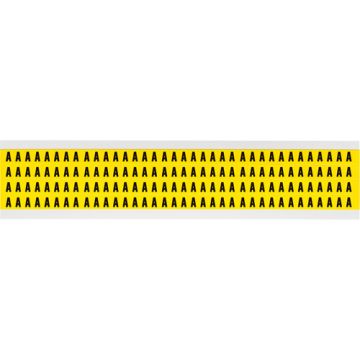 Repositionable Individual Number and Letter Labels