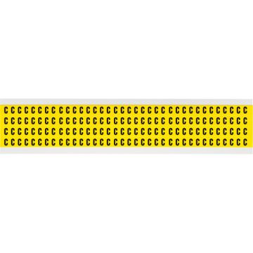 Repositionable Individual Number and Letter Labels