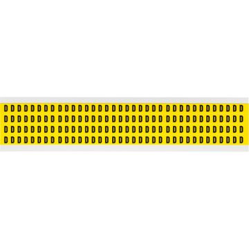 Repositionable Individual Number and Letter Labels