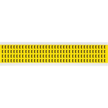 Repositionable Individual Number and Letter Labels