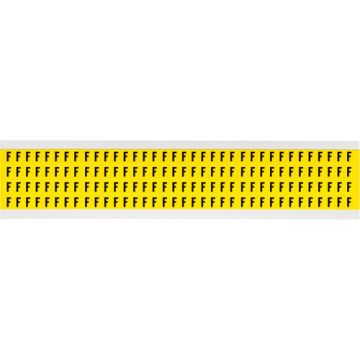 Repositionable Individual Number and Letter Labels