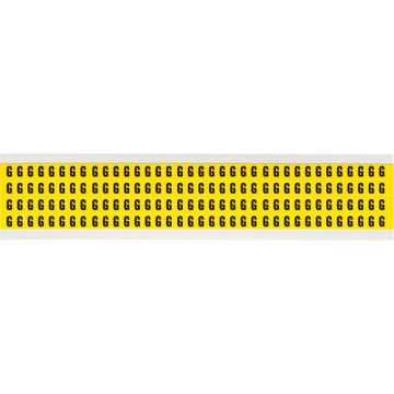 Repositionable Individual Number and Letter Labels