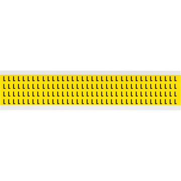 Repositionable Individual Number and Letter Labels