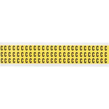 Repositionable Individual Number and Letter Labels