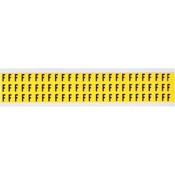 Repositionable Individual Number and Letter Labels
