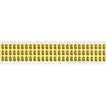 Repositionable Individual Number and Letter Labels