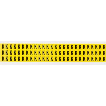Repositionable Individual Number and Letter Labels