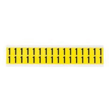 Repositionable Individual Number and Letter Labels