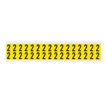 Repositionable Individual Number and Letter Labels