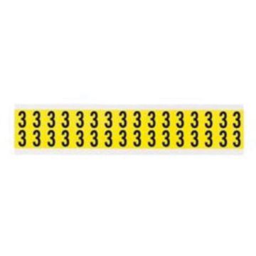 Repositionable Individual Number and Letter Labels