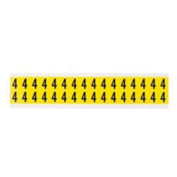 Repositionable Individual Number and Letter Labels