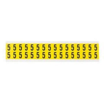 Repositionable Individual Number and Letter Labels