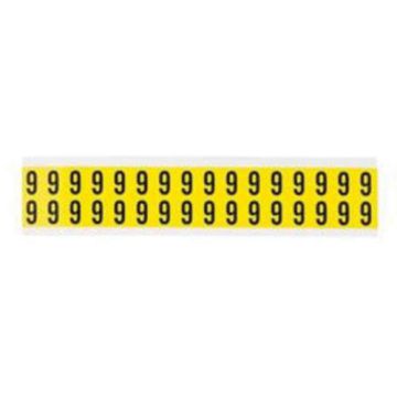 Repositionable Individual Number and Letter Labels