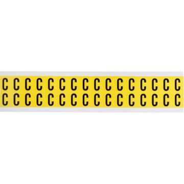 Repositionable Individual Number and Letter Labels