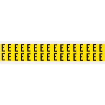 Repositionable Individual Number and Letter Labels