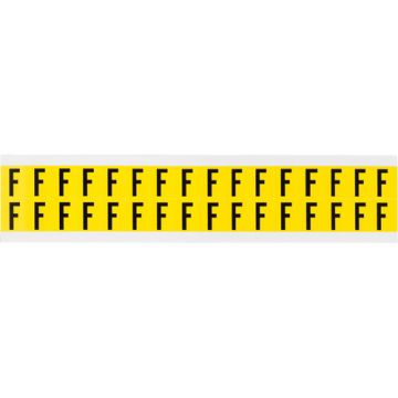 Repositionable Individual Number and Letter Labels