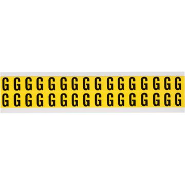 Repositionable Individual Number and Letter Labels