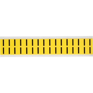 Repositionable Individual Number and Letter Labels