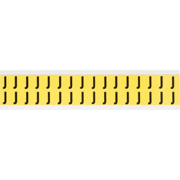 Repositionable Individual Number and Letter Labels