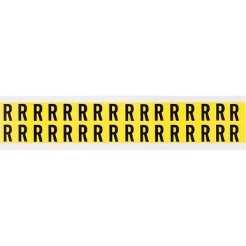 Repositionable Individual Number & Letter Labels