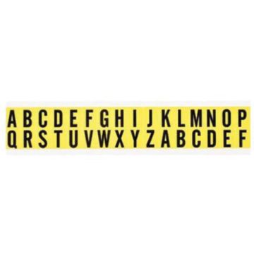Repositionable Individual Number and Letter Labels Set