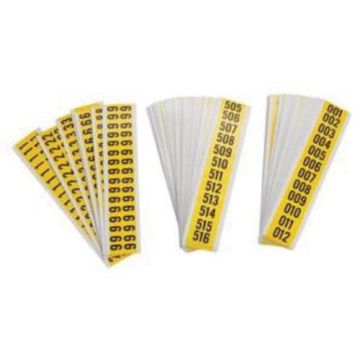 Repositionable Individual Number and Letter Label Set