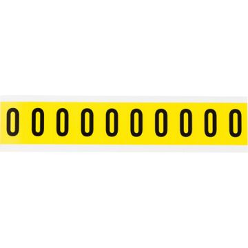 Repositionable Individual Number and Letter Labels