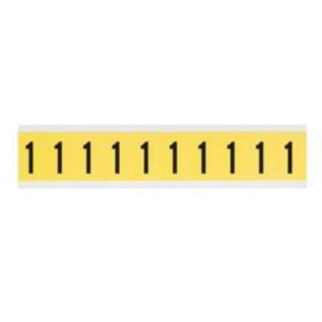 Repositionable Individual Number and Letter Labels