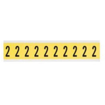 Repositionable Individual Number and Letter Labels
