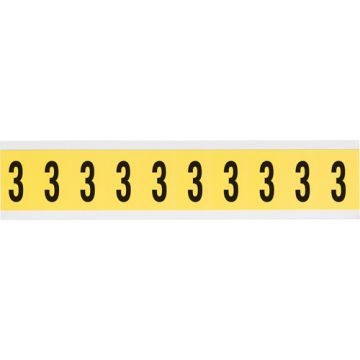 Repositionable Individual Number and Letter Labels
