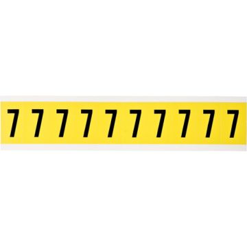 Repositionable Individual Number and Letter Label