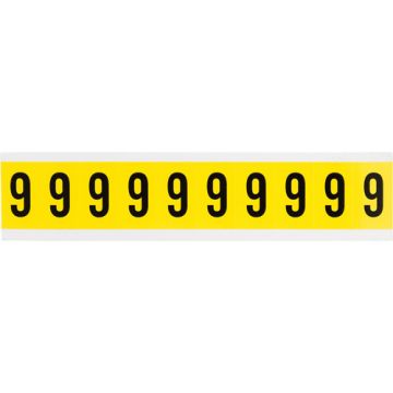 Repositionable Individual Number and Letter Labels