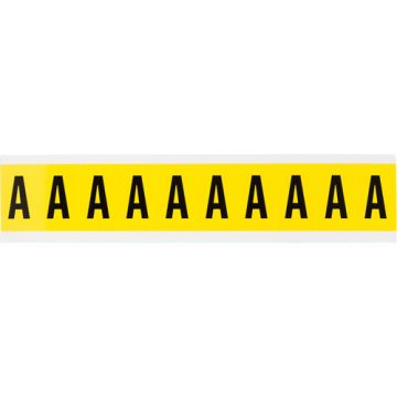 Repositionable Individual Number and Letter Labels