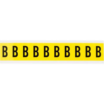 Repositionable Individual Number and Letter Labels