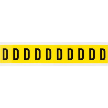 Repositionable Individual Number and Letter Labels