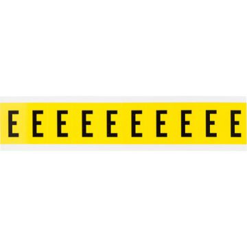 Repositionable Individual Number and Letter Labels