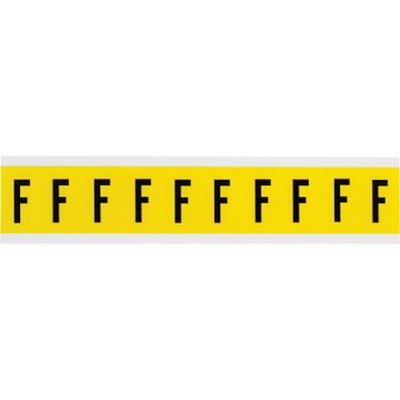 Repositionable Individual Number and Letter Labels