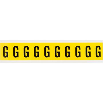 Repositionable Individual Number and Letter Labels
