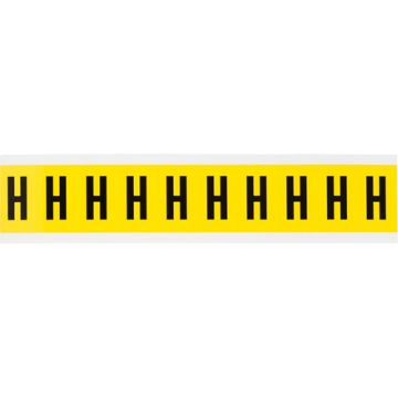 Repositionable Individual Number and Letter Labels