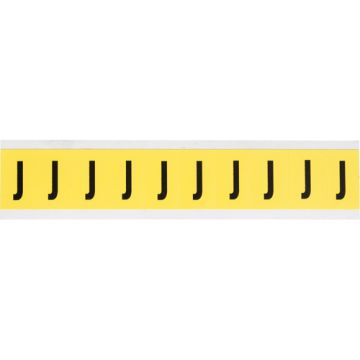 Repositionable Individual Number and Letter Labels