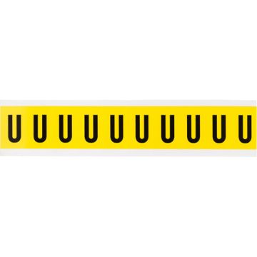 Repositionable Individual Number & Letter Label